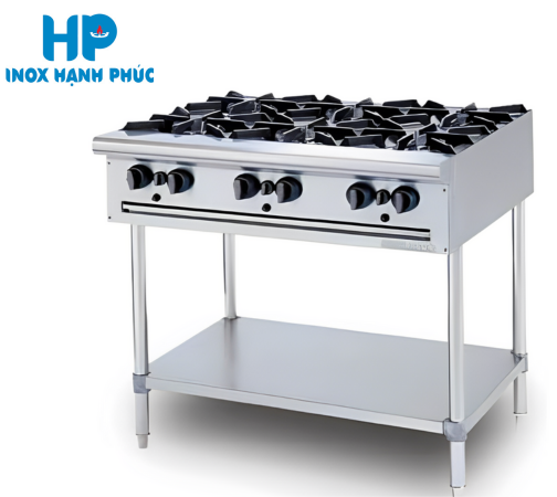 Bếp âu 6 họng có kệ dưới 
