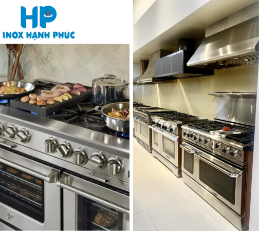 Bếp âu 6 họng có kệ dưới