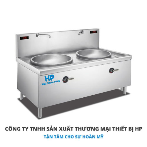 Bếp á 2 họng dùng điện mặt lõm